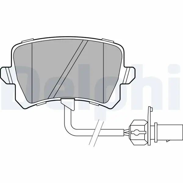 DELPHI LP3141 | Arka Fren Balatası Q3 13 18 A5 13 17 Audi Rsq3 8u 2 5 Quattro 310 340 367 BG