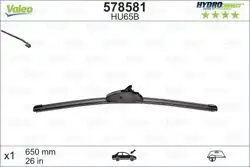 VALEO 578581 | Silecek Süpürgesi Muz Tip 650mm Hu65b (Hydroconnect Upgrade Klasık Tıpten Muz Tıpne Geçiş) / (X1)