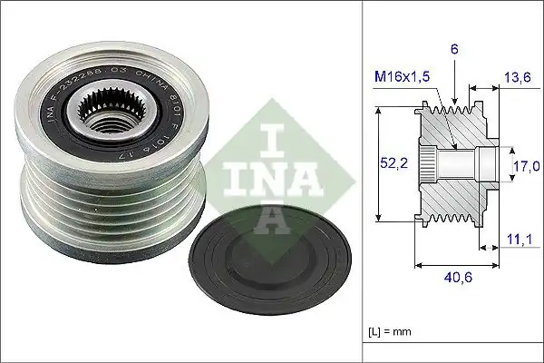 İna 535004410 Nissan Primera P12 X Traıl T30 Alternatör Kasnağı