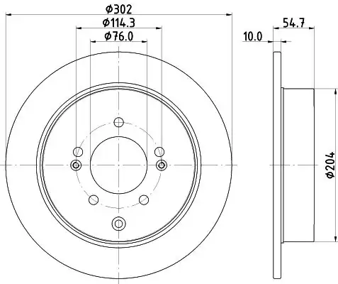 Hella Pagid 8dd355126 911 Fren Diski Kia Kx5 Sportage Ql Qle 2 Adet