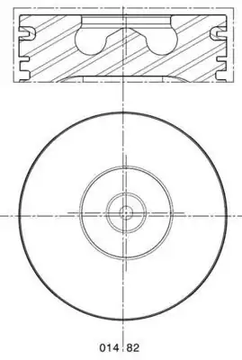 MAHLE 0148201 | Piston Segman 0 65 Ford Transit 2 5 D 91 12 Trıton T12 T15