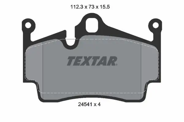 TEXTAR 2454101 | Fren Balatası Porsche Boxter Cayman 718 Boxster Arka