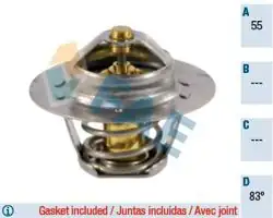 FAE 5205383 | Termostat P306 Gtı P306 P405 P406 P605 P806 Xantia Xm Xsara Zx 1.8 16V / 2.0 16V