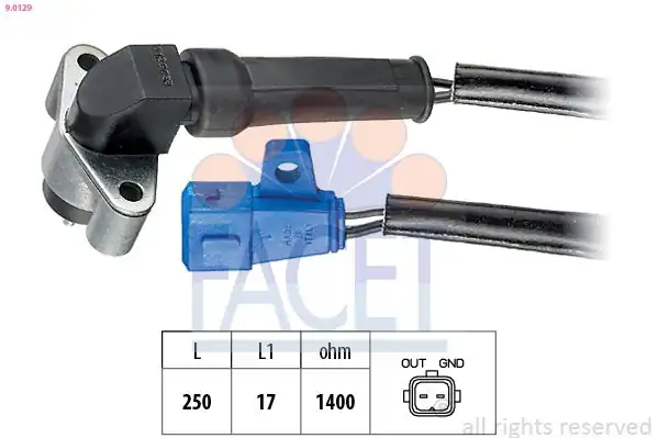 FACET 9-0129 | Krank Mili Konum Sensörü 4 0 V 8 Range Rover 1994 2001 Classic 841342