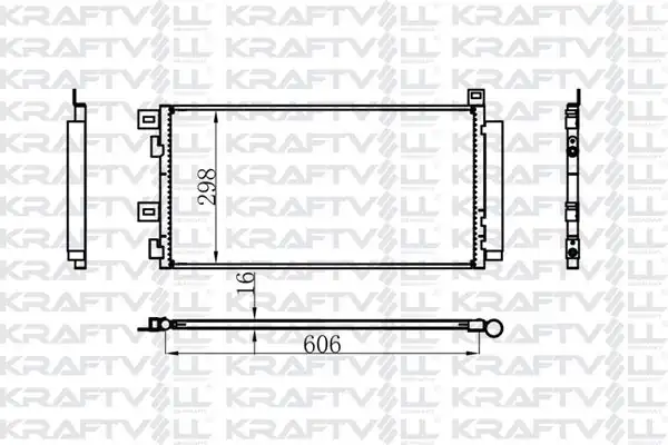 KRAFTVOLL 08060090 | Klima Radyatörü Mini R50 R53 02 06 R52 04 07 Radyatörü Marka