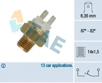 FAE 36050 | Fan Müşürü Volvo 340 360 1 4 1 7