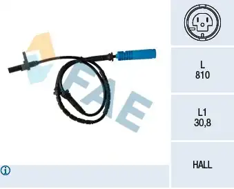 FAE 78338 | ABS Sensörü Ön Bmw E65 03 09 824157