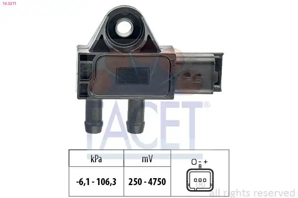 FACET 10-3271 | Oksijen Müşür Sensör Peugeot Citroen Dv6 Dv10c Dw6ted