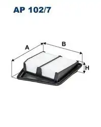 FILTRON AP102-7 | Hava Filtresi Honda Accord (CU) 2.4i 09-15