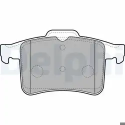 DELPHI LP2179 | Fren Balatası Arka Jaguar Xf I (X250) Xfr-S 09-15 Xj (X351) 09 -