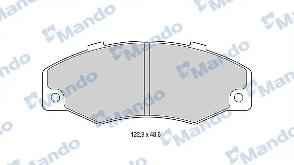 MANDO MBF015793 | Ön Fren Balatası R21 Concorde Fişli