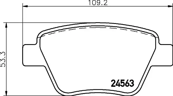 Hella Pagid 8db355014 021 Fren Balatası Arka Audi A1 A3 1 2 1 6 TFSI TDI 09 Seat Leon VW Beetle