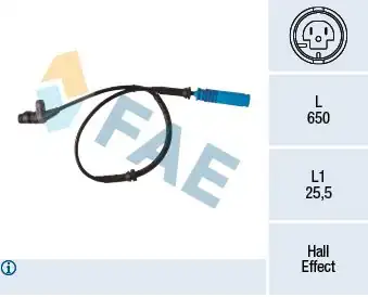 FAE 78340 | ABS Sensörü Ön Bmw E38 94 01 824156