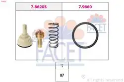 FACET 7.8620 | Termostat 85° Golf V Eos Jetta III Passat A3 Octavia Touran 1,6Fsı Bag Blf Blp 03 > 10