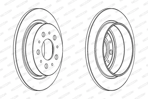 FERODO DDF1060 | Fren Aynası Arka Volvo 960 II S90 V90 94 98