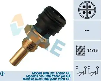 FAE 33290 | Hararet Müşürü M102 M104 M116 M120 Om601 190 W201 85 93 W126 85 91 W140 91 98 R129 92 01