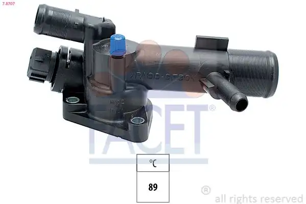 FACET 7-8707 | Termostat 89 C Clio Micra Note 1 5 dCi Kangoo Megane Logan 1 5 dCi