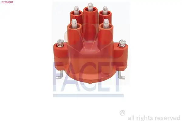FACET 2-7508PHT | Distribütör Kapağı Kancalı 190 W201 85 93 W123 76 85 W124 86 92 C124 87 92 S124 85 92