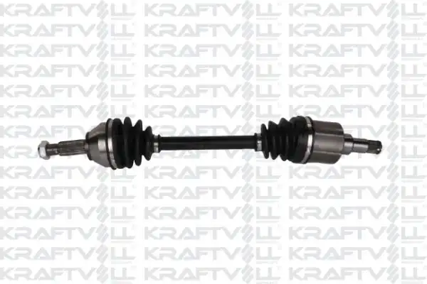 KRAFTVOLL 01010158 | Aks Sol Komple Fiesta Fusion Dış Freze 25 İç Freze 23 Conta Çapı 52 90mm Boy 615mm 1 4tdci 1 6tdc