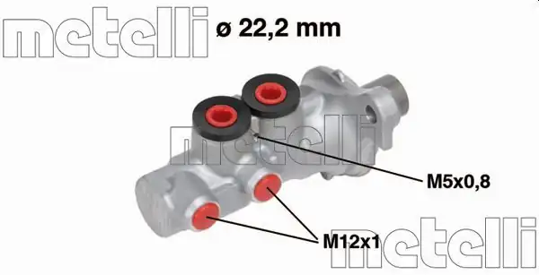 METELLİ 05-0693 | Fren Ana Merkezi 207 C3 1 4 1 4 16v 1 4hdi 1 6 16v 1 6 Hdi 22 20mm 06