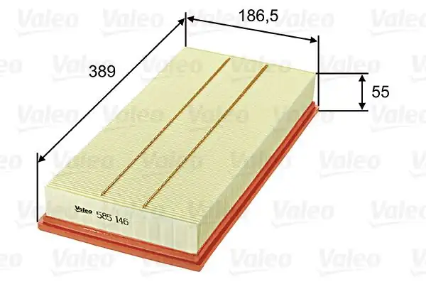 Valeo 585146 Hava Filtresi VW Touareg 03 12 Audi Q7 07 15