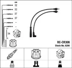 NGK 8290 | Buji Kablosu Chrysler Voyager 16V 95-01