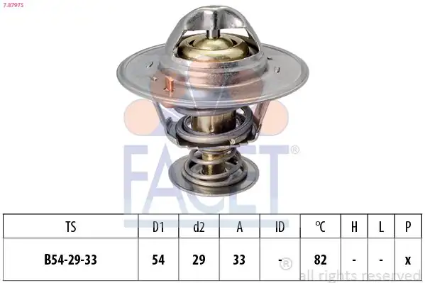 FACET 7-8797S | Termostat Cruze 2 0 Captiva 2 0 C140