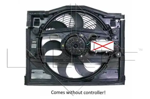 NRF 47027 | Komple Fan Motoru Davlumbaz Bmw E46 1998 2005 Klima Fan Motoru M52 M54 M56