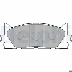 DELPHI LP2169 | Ön fren balatası Toyota Camry 2.4/2.5/3.5 06-14 Lexus ES350 12-18