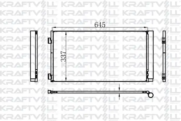 KRAFTVOLL 08060157 | Klima Radyatörü Mini R55 R56 R57 R58 R59 Radyatörü Marka