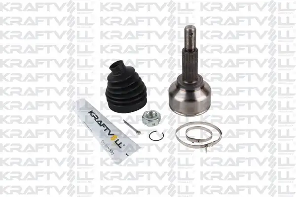 KRAFTVOLL 01020227 | Ön Aks Kafası Sağ Sol Custom 12 Conta Çapı 58 Tekerlek Tarafı İç Dislileri 28