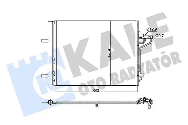Kale Radyatör 353155 Klima Radyatörü Kuga II 14 1 5 16 TDCI Focus 2 0l Ecoboost 15 Yeni Connect 1 5 1 6 TDCI 14