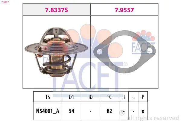 FACET 7-8337 | Termostat Defender L316 2 5 841320