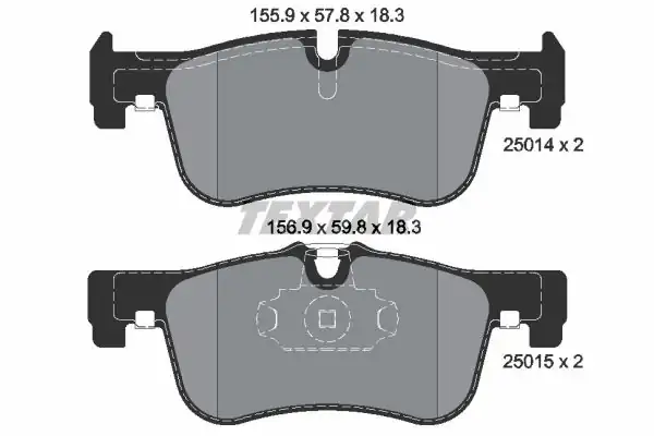 TEXTAR 2501401 | Fren Balatası Ön Bmw F20 F21 F22 F23 F87 10 18