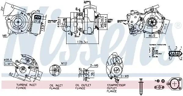 NISSENS 93635 | Turbo E 87 M 47 N 2 120d
