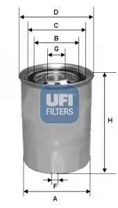 UFI 24-327-00 | Khd Bf4m 2011 Tcd 2011 4l Bf4m 6m 1011f Yakıt Filtresi