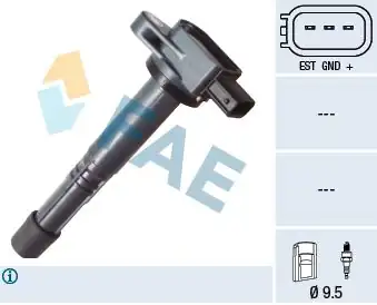 FAE 80348 | Ateşleme Bobini Civic Type R 2 0 2001 2005 CRV 2 0 2001 2007 CRV 2 4 2006 S2000 2000 A