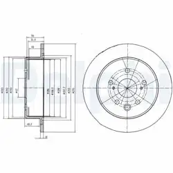 DELPHI BG4178 | Fren Diski (Çiftli Paket) , Deliksiz