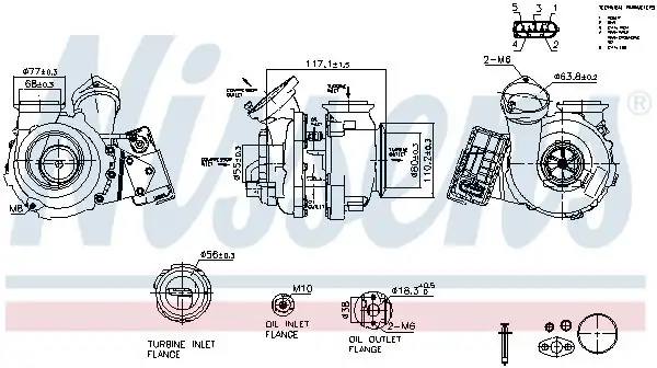 NISSENS 93503 | Turbo E 60 61 65 66 M 57 N 2