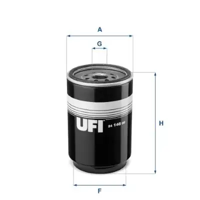 UFI 24-146-00 | Separ Filtre Volvo Fh Fh16 Fm Fmx Euro 4 5 Renault Kerax 370 410 450 03 10
