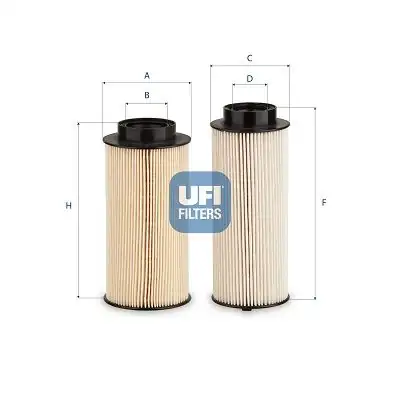 UFI 26-147-00 | Yakıt Filtresi Scania P G R T Seri K Seri İrizar 06 07