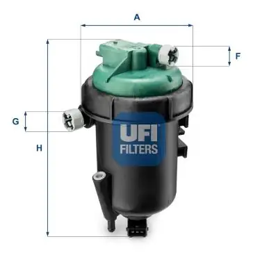 UFI 55-175-00 | Mazot Filtresi Fiat Doblo 1 3 Mjt 05 Agila A B Albea Punto Ducato Boxer Jumper