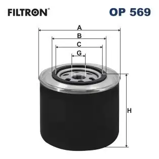 Filtron Op 569 Yağ Filtresi T4 Abl 1 9 TD 91 97