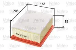VALEO 585047 | Hava Filtresi Citroen Berlingo I 1.9 D Peugeot Partner 1.9 D