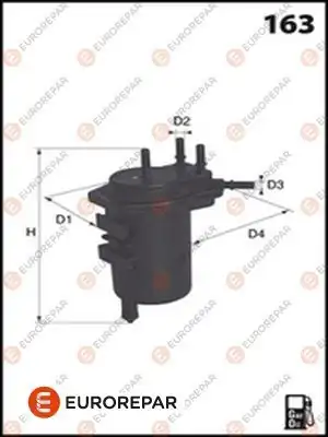 Eurorepar E148085 Mazot Filtresi K9k Clio Kangoo Thalia Suzuki Nissan Micra III Kubistar