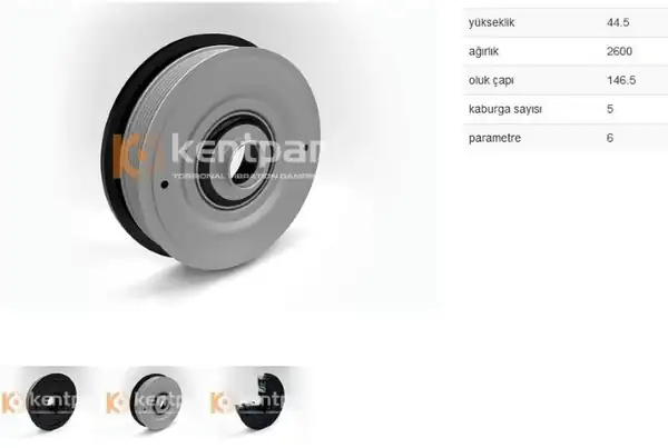 KENTPAR 152 | Krank Kasnağı Master II Traffic II Laguna II 2 2 dCi Dtı Dı 00 G9t 600 G9t 700