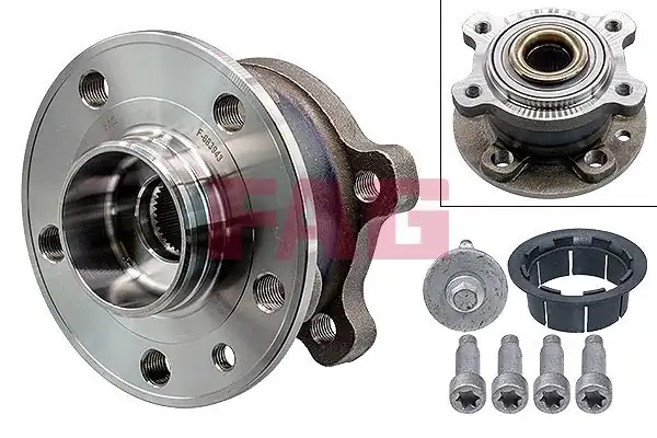 FAG 713660480 | Arka Teker Poryası Volvo S60 II S80 II V60 10 V70 III Xc70 II 07 5 Bijon ABS li 4 4