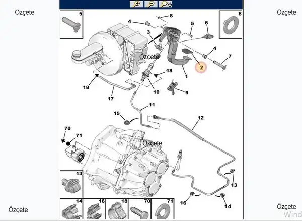 BİTAPART BPE309162 | Pedal Lastiği Debriyaj Peugeot Boxer III Fiat Ducato III 06