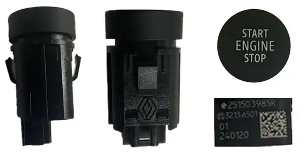 BİTAPART BRE379036 | Marş Butonu Start Stop Düğmesi Orjinal Dacia Jogger Rji Logan III Lji Sandero III Bji Captur II Hjb