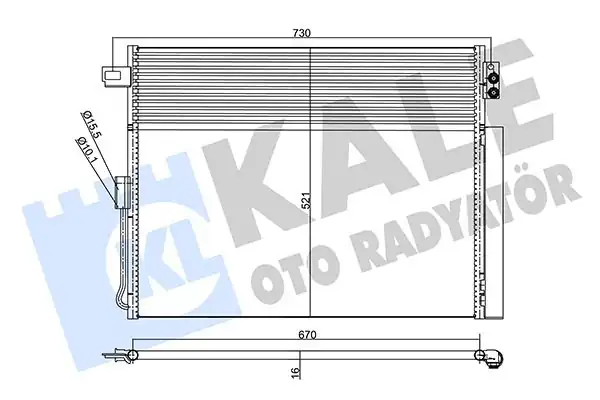 KALE 343185 | Klima Radyatörü Jeep Grand Chrokee Wk Wk2 3 0 Crd 10 918654